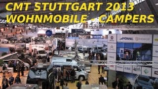 CMT Messe Stuttgart  Neue Wohnmobile  New campers [upl. by Irrehs]