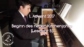 GGB WÜ 746 Tauet Himmel den Gerechten Einzug und Lied am 1 Advent 2017 [upl. by Eyaj]