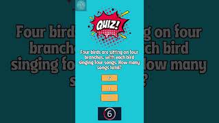 Count and Multiply How Many Birds and Songs  Math Riddle 4 [upl. by Hoffmann]