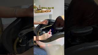 Hair Salon Tip 99  spatreatment headspa hairsalon shampoobed hairtreatment [upl. by Ahsit]