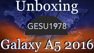 UNBOXING A5 quot6quot MODELLO 2016 [upl. by Noble886]