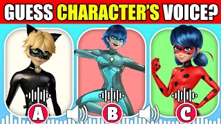 Guess The Miraculous Ladybug Character By Voice  Cat Noir Ladybug Hawk Moth [upl. by Ahsitneuq]