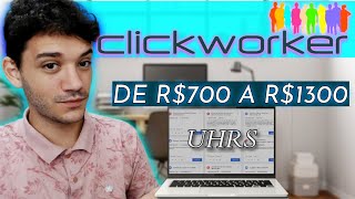 CLICKWORKERS   Como Ganhar dinheiro com TAREFAS DE UHRS  Tutorial Completo PASSO A PASSO [upl. by Ubana]