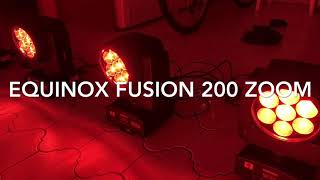 Equinox Fusion 200 Spot With Chauvet Obey 70 DMX Controller [upl. by Nedak]