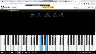 Rush E Google Virtual Piano  Online Piano Keyboard OnlinePianist Short [upl. by Aneet]