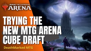 Trying the New MtG Arena Cube Draft  Game No 1 [upl. by Htebezile]