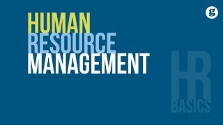 HR Basics Human Resource Management [upl. by Petes]