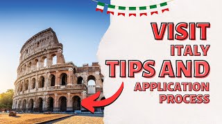 HOW TO APPLY FOR A SCHENGEN VISA TO ITALY FOR TOURISM AND PRIVATE VISITS [upl. by Ajit184]