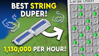 Minecraft String Duper Tutorial  FASTEST  1130000 PH [upl. by Cristine]