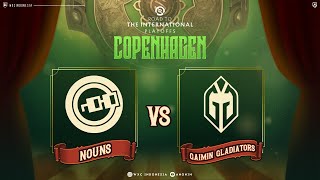 Gaimin Gladiator vs Nouns  The International 2024  Playoff Upper Bracket VEENOMONDOTA jikroy [upl. by Gaivn]