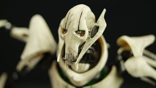 BANDAI 112 Scale General Grievous STAR WARS ROTS Model Kit Review Custom Painted FOR SALE [upl. by Ansaev]