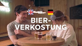 Deutsches Bier versus englisches Bier Der Blindtest [upl. by Aicercal]