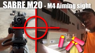 2024  Sabre M20 with M16 aiming sight HD [upl. by Ahseinar909]