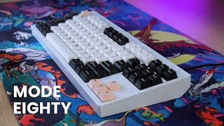 MODE Eighty build with Alpaca V2 switches [upl. by Finnegan]