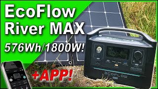 EcoFlow RIVER 600 MAX 576Wh 🔋 Die neue ÜBERPowerstation Test amp Review  Solar Generator  deutsch [upl. by Bear]