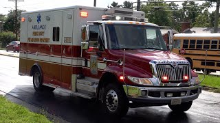 Fairfax County Fire amp Rescue Ambulance 410 Responding [upl. by Einnel]