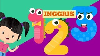 Belajar Membaca Angka 1 sampai 10 dalam Bahasa Inggris  Bunbun Learning Numbers [upl. by Marijo]