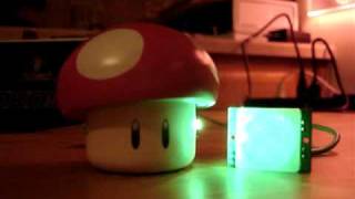 USB powered blinking singing IR mario sensor [upl. by Machutte672]