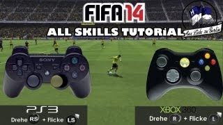 FIFA 14  quotAll Skill Movesquot Tutorial ᴴᴰ  Controller Animation  PS3  XBOX360 [upl. by Ffirahs]