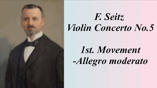 Seitz Concerto No5 Op22 1st Movement in DMajor [upl. by Felicity279]