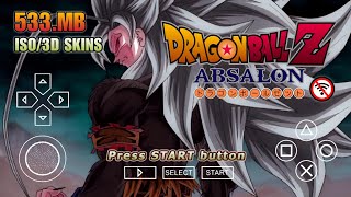 DRAGON BALL Z ABSALON PPSSPP ISO MOD for Dragon Ball Z Shin Budokai 2  Game DBZ PSP Gameplay [upl. by Weixel565]