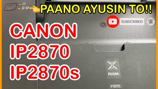 How to RESET Canon iP2870s [upl. by Namrak80]