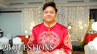 28 Questions On His Wedding Day  Danial Ron [upl. by Burch]