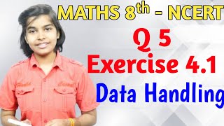 Q5  Ex 41  Data Handling  NCERT Maths Class 8th Chapter 4  RN Glory [upl. by Behlau]