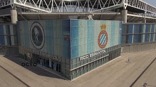 Estadio del RCD Espanyol vídeo aéreo con dron [upl. by Enyaj]