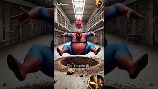 Breaking Out of Prison Spiderman Venom or Deadpool 🔥 Who’s the Best ❓shorts marvel [upl. by Tsugua]