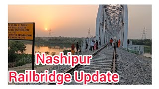 Nashipur Railway Bridge UpdateNashipur Railbridge latest newscreationofsonai2828 [upl. by Lucilia]