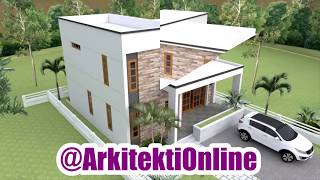 Plan per Shtepi me dy kate 9x10 metra  Arkitekti Online [upl. by Aynod]