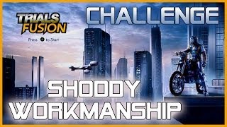 Trials Fusion  Temple Trouble Shoddy Workmanship Challenge Guide [upl. by Ahsitul193]