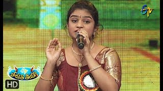 Vinara Suramma Kuturu Moguda Song  Koushika Performance  Padutha Theeyaga  14th October 2018 [upl. by Aicel]