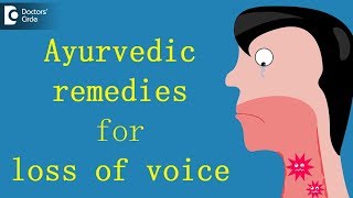 Ayurvedic remedies for loss of voice  Dr Mini Nair [upl. by Almond136]