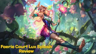 Faerie Court Lux Skin Splash Art Review [upl. by Breskin]