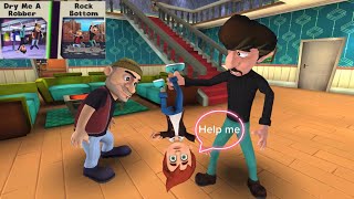 Scary robber home clash  Dry Me A Robber and Rock Bottom fun videos every day iOSandroid [upl. by Aileda928]