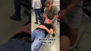 Anterior cervical pull move kiropraktor naprapat chiropractor brainbased [upl. by Zillah779]