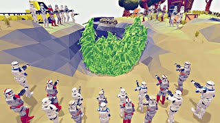 Zombies invade WW2 DDay Map vs Starwars Defense Mission  Totally Accurate Battle Simulator TABS [upl. by Rekyr]