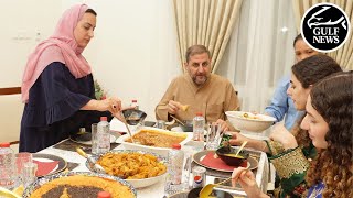 Ramadan 2023 Get a glimpse of traditional Saudi iftar with the Al Ani family in Dubai [upl. by Marolda]