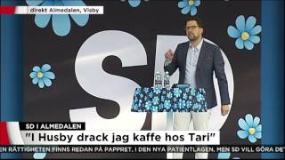 Hela Jimmie Åkessons SD tal i Almedalen  Nyheterna TV4 [upl. by Ahsyat]