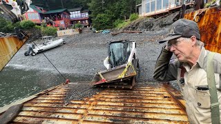 Brand New Bobcat Stuck  Tides Coming  Otto on The Last Frontier in Alaskas Kachemak Bay [upl. by Durning4]