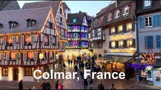 Colmar France one of the best Christmas markets in Europe [upl. by Neemsay]