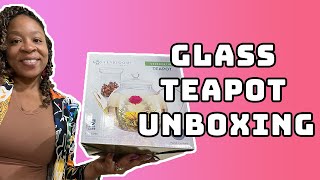 Glass Teapot Unboxing  Teabloom [upl. by Meelas]