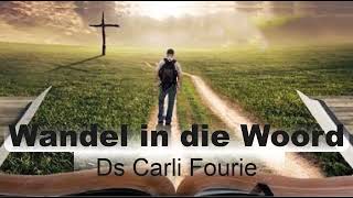 13 Nov Wandel in die Woord olv Ds Carli Fourie [upl. by Chura]