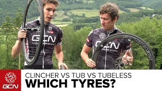 Clinchers Vs Tubulars Vs Tubeless – Which Tyres Should You Choose For Your Road Bike amp Why [upl. by Hyozo739]