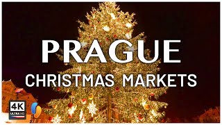 Christmas Markets in Prague Day to Night Magic [upl. by Aggarwal]