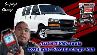 2014 CHEVY Expess amp GMC SAVANA 25003500 AUTEL TPMS TS508 RELEARNED [upl. by Jo-Anne282]