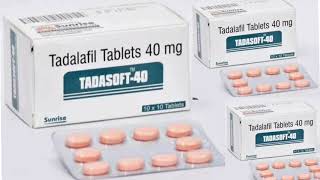 TADASOFT 40 Tablets Tadalafil Tablets 40 mg [upl. by Eyllib]