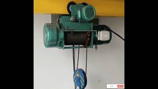 Steel wire rope electric hoist installed for customers [upl. by Raina]